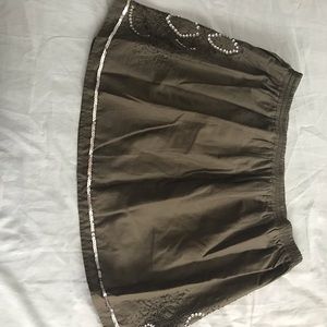 Gap mini shirt with sparkle